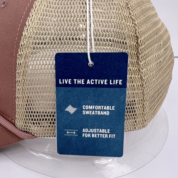 TOMMY BAHAMA CAP/HAT, 3D MARLON FISH LOGO, GREY COOL MESH, MAUVE & TAN COLORS - Picture 14 of 14